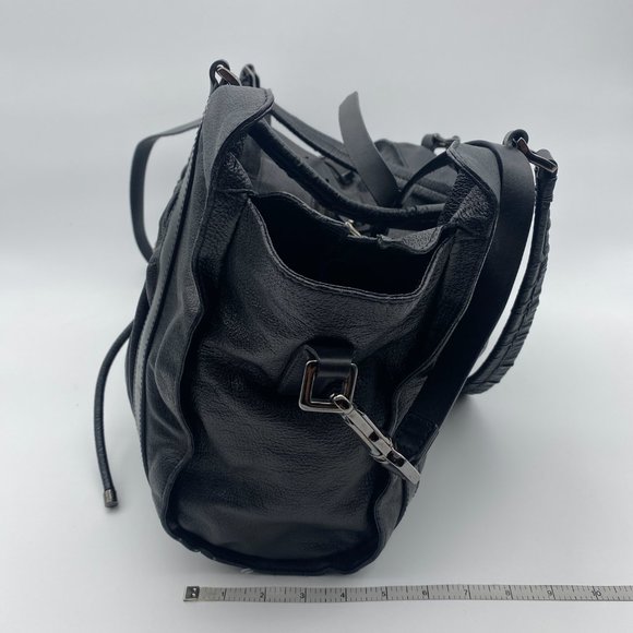 Burberry Black Leather Large Bag/Tote - Picture 3 of 10